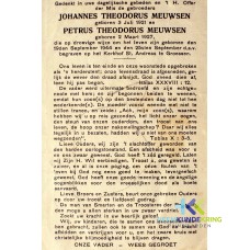 Bidprentje Meuwsen